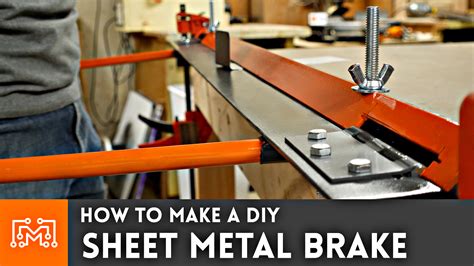 diy sheet metal folder|homemade sheet metal brake.